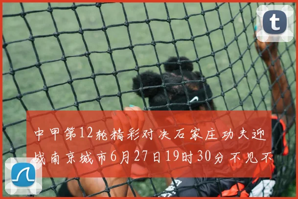 中甲第12轮精彩对决石家庄功夫迎战南京城市6月27日19时30分不见不散